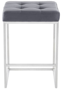 Chi Counter Stool-Silver Base - NicheDecor