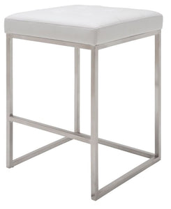 Chi Counter Stool-Silver Base - NicheDecor