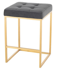 Chi Counter Stool-Gold Base - NicheDecor